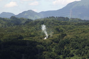 真人地区の狼煙の画像