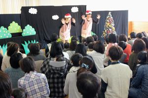 クリスマスお楽しみ会会場の画像