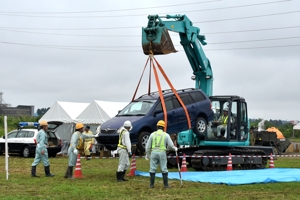 道路障害物撤去訓練の画像