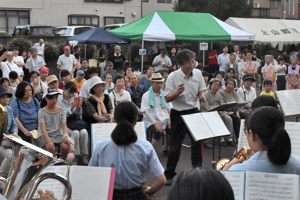 小千谷西高校吹奏楽部による演奏の画像