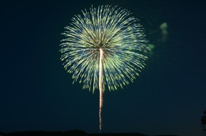 東栄の花火の画像