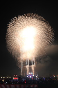 令和3年みつわ会の花火の画像