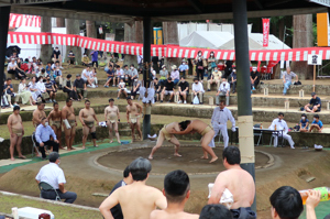 県下選抜奉納相撲の画像