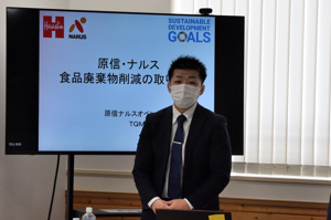 原信ナルスオペレーションサービス株式会社の塚本CSR室長の画像