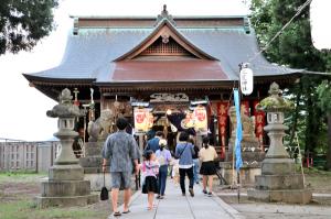 二荒神社の参拝客の画像