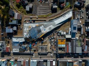 上空（真上）から見下ろした画像