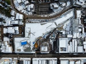 上空（真上）から見下ろした画像