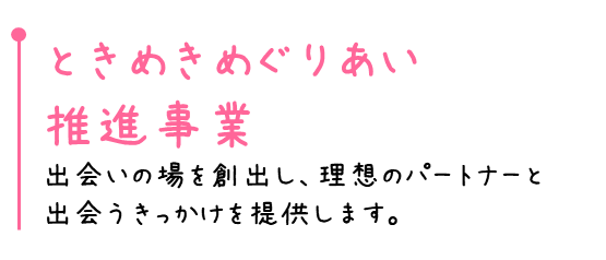 ときめきめぐりあい推進事業