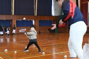 野球教室の様子3