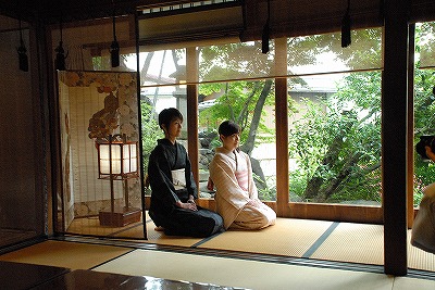 老舗割烹「東忠」館内での撮影画像