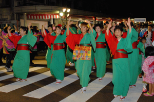 民謡ながしを踊る「こいこいおぢやプログラム」パーソナリティの画像